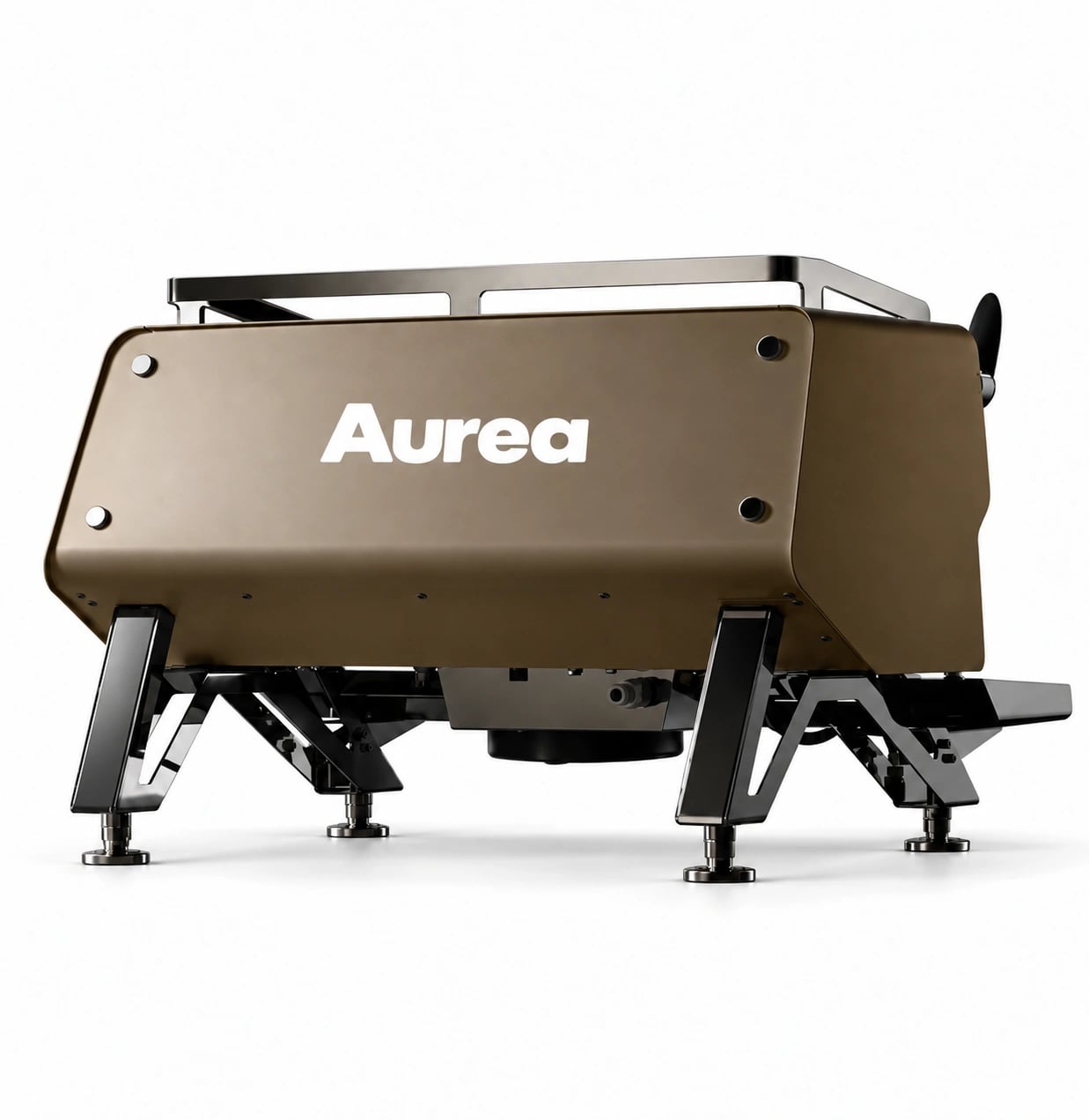 Aurea G3226C vue arrière, panneau brun et signature Aurea